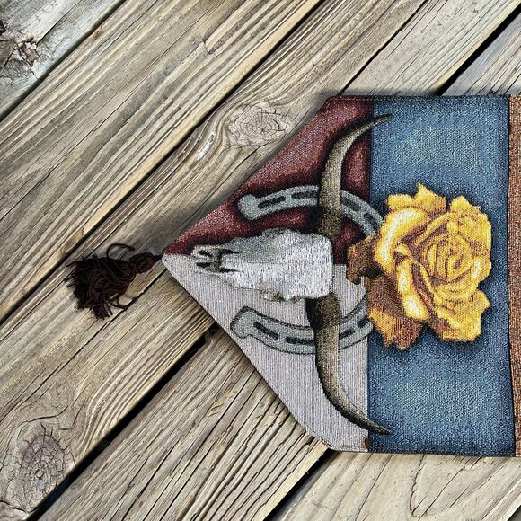 The Manual Woodworkers & Weavers Inc. Texas Theme Table runner 12 X 72 - Picture 6 of 10
